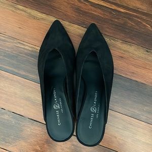 Chinese Laundry Pointed Toe Heeled Mule